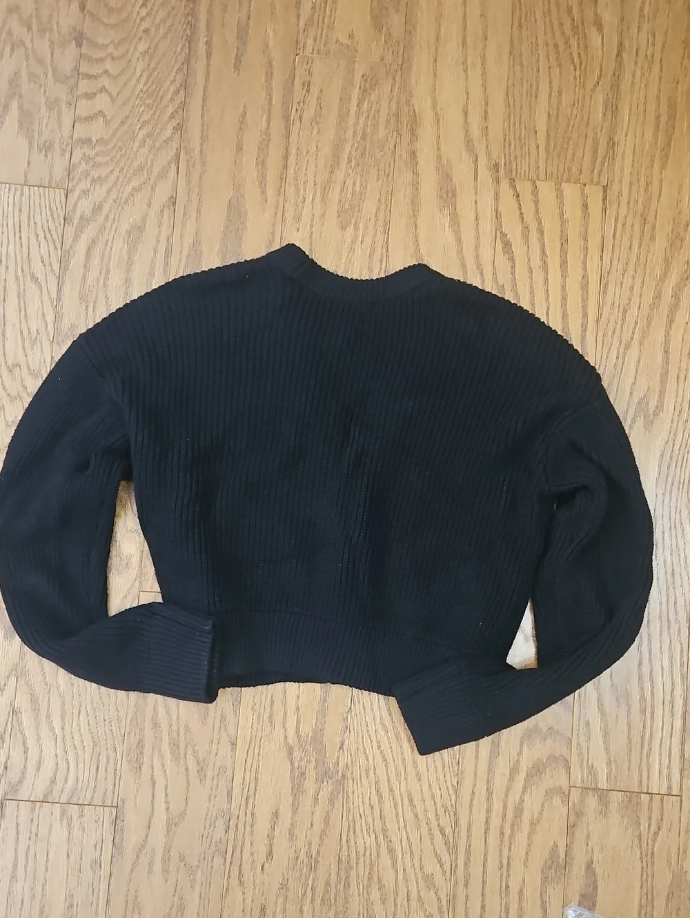 👻 Sweet Society Hot Topic Ghost Cropped Knit Cardigan Sweater Size Large 👻